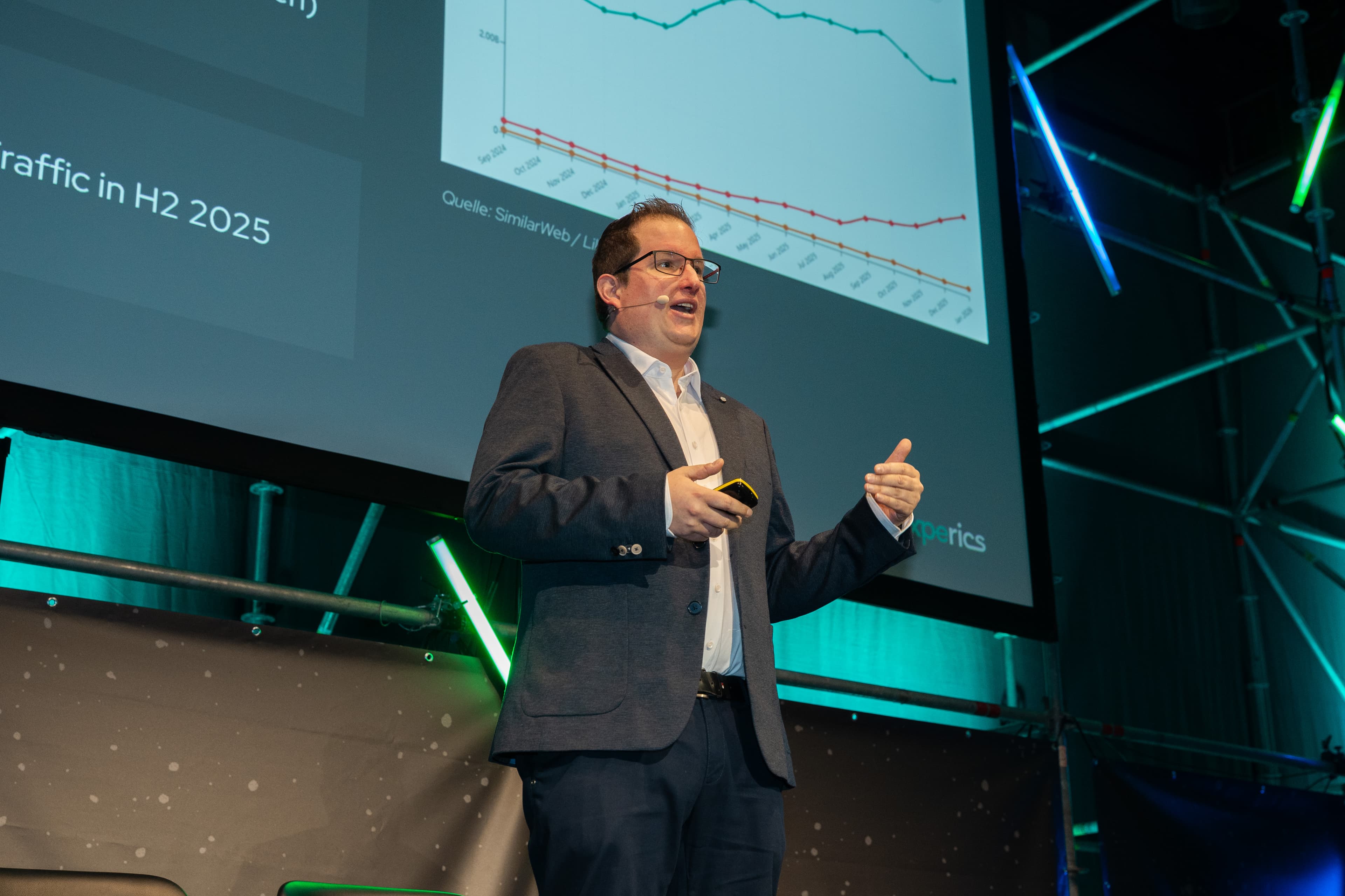 Michael Möller bei einem Vortrag auf der data unplugged.
